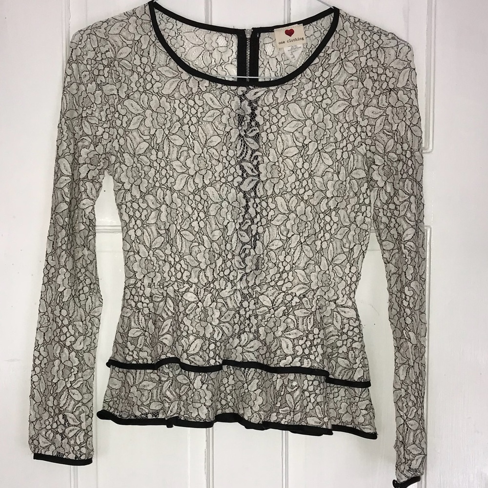 Lace Peplum